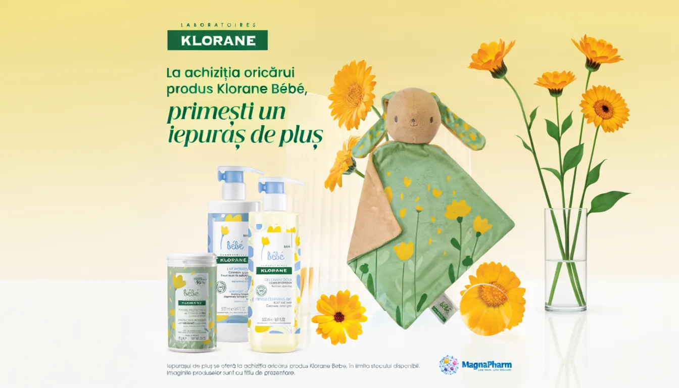 La achizitia oricarui produs Klorane Bebe, primesti un iepuras de plus