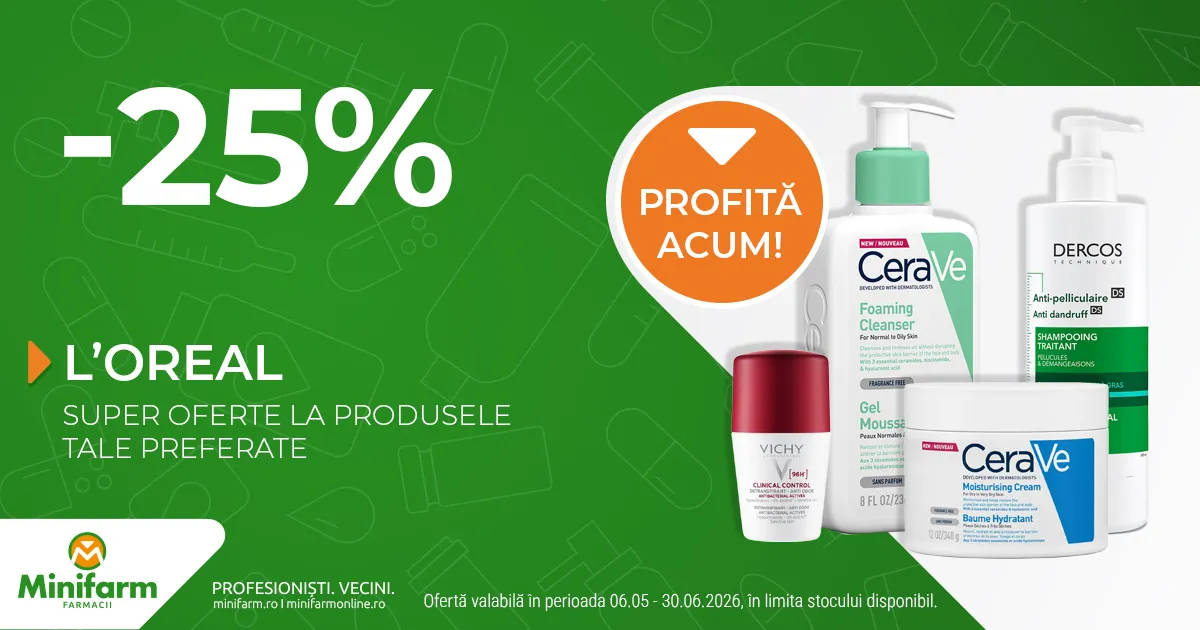 L'oreal - 25% reducere
