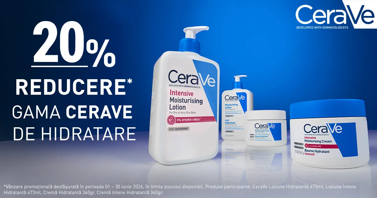 L'oreal - Gama Cerave de hidratare - 20% reducere