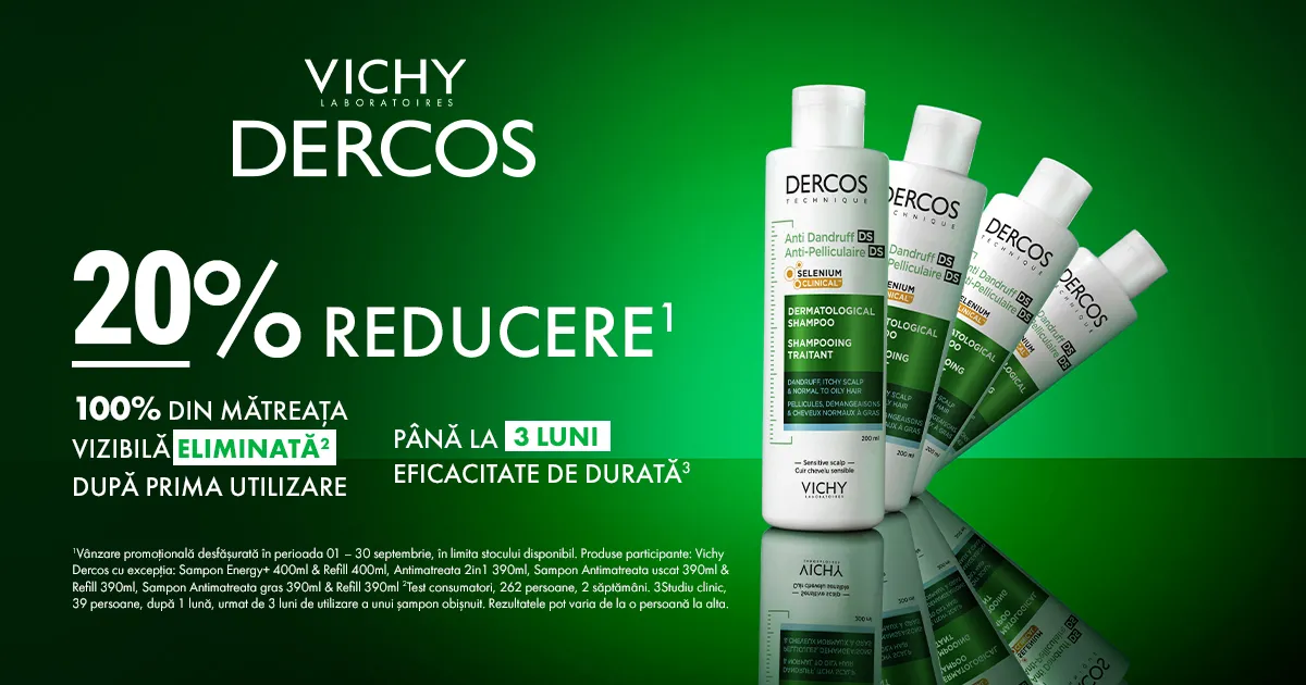L'oreal - Vichy - Dercos - 20% reducere
