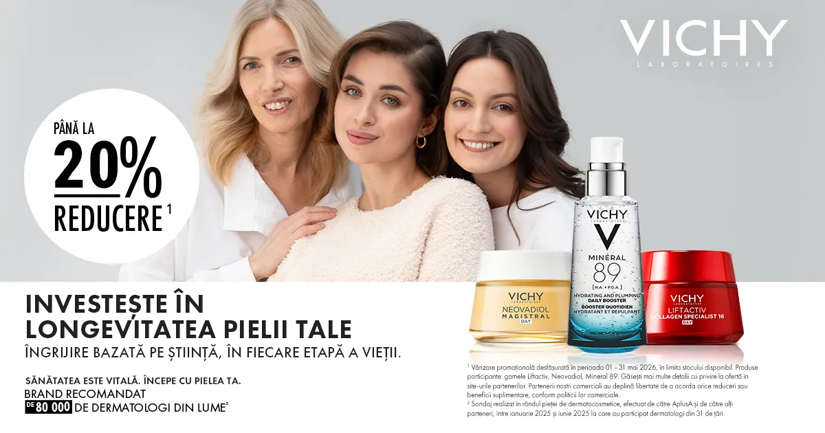 L'oreal - Vichy - Pana la 20% reducere