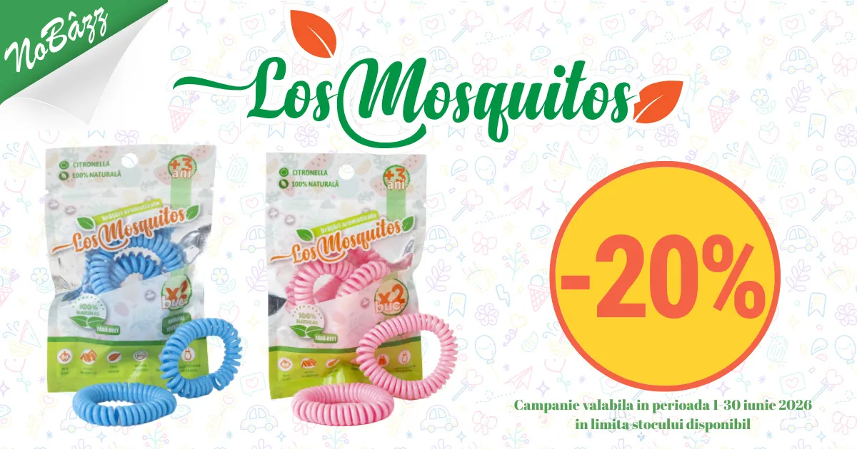 Los Mosquitos - Bratara antitantari - 20% discount