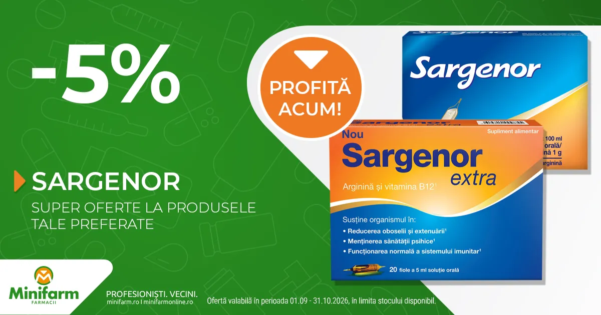 Magna Pharm - Sargenor - 5% reducere