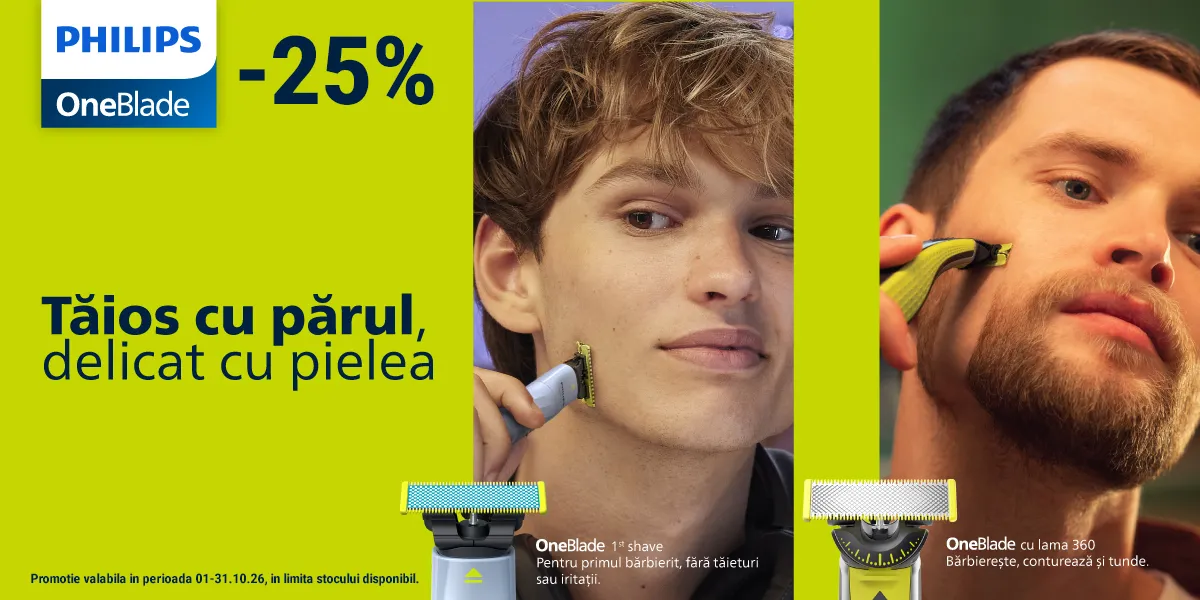 Philips One Blade - 25% reducere