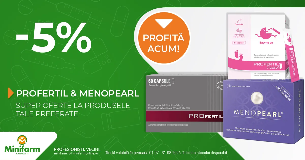 Profertil & Menopearl - Lenus - 5% reducere